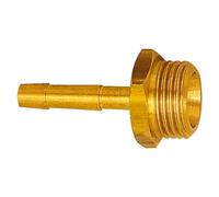 RIEGLER MS2393813 Embout de tuyau à visser avec filetage extérieur cylindrique pour tuyau LW 13 mm, laiton CW614N, SW 19, G 3/8"