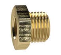 RIEGLER MS251K3438 Raccord de réduction court en laiton CW614N, SW 32, G 3/4" x G 3/8"