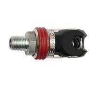 RIEGLER 141658-424.12-SCH Raccord de sécurité pivotant NW 7,2, EURO 7,2, acier, G 3/8 AG