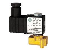 RIEGLER Riegler 2/2-MV,MS,NC,à action directe,230V,50Hz,10VA,FPM,G1/8,PN0-18bar Quantité:1