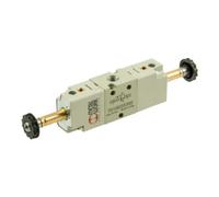 RIEGLER Riegler 3/2 Vanne à électrovanne, électropneumatique, air de commande ext., bistable, G 1/8 Quantité:1