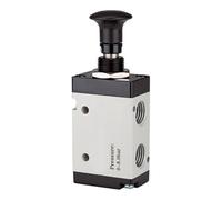 RIEGLER Riegler 5/2 électrovanne, commande bouton-poussoir, »3L«, G 1/4, 1300 l/min Quantité:1