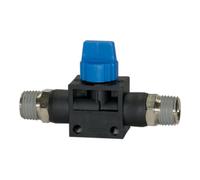 RIEGLER Riegler Absperrventil « Série Bleue », R 3/8 a., R 3/8 a., revêtu Quantité:1