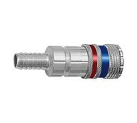 RIEGLER Riegler Accouplement de sécurité NW 7,6, acier/laiton galvanisé, embout LW 8 Quantité:1