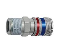 RIEGLER Riegler Accouplement de sécurité NW 7,6, acier/laiton galvanisé, R 3/8 AG Quantité:1