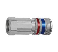 RIEGLER Riegler Accouplement de sécurité NW 7,6, acier/laiton zingué, G 1/4 FI Quantité:1