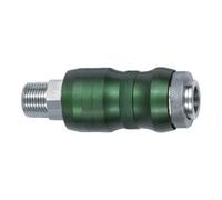 RIEGLER Riegler Accouplement de sécurité NW7,8, Bi-Tec, MS chromé, R 1/4 AG, 2050 l/min Quantité:1