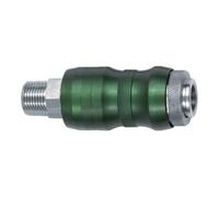 RIEGLER Riegler Accouplement de sécurité NW7,8, Bi-Tec, MS chromé, R 3/8 AG, 2050 l/min Quantité:1