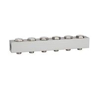 RIEGLER Riegler barre d'alimentation pour valves de chemin, 6 positions de valve, G 1/4 Quantité:1