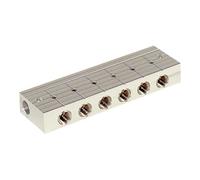 RIEGLER Riegler Barre de distribution 10 robinets à bille intégrés, aluminium moulé sous pression, G 3/8 Quantité:1