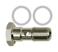 RIEGLER Riegler Boulon creux, joint PTFE, simple, G 1/8, acier inoxydable 1.4404 Quantité:1