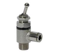 RIEGLER Riegler Clapet à levier basculant 2/2 voies, double face, raccord G 1/4, clé 10 Quantité:1