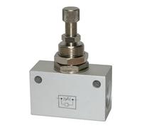 RIEGLER Riegler Clapet anti-retour à papillon, forme bloc, alu anodisé, G 1/8 Quantité:1