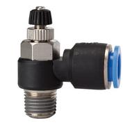 RIEGLER Riegler Clapet anti-retour à papillon « Série Bleue », purgeur d'air, R3/8 à Ø 8 mm Quantité:1