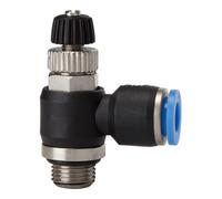 RIEGLER RIEGLER clapet anti-retour à papillon série bleue soupape d'échappement G 1/8 diamètre extérieur 4 mm Quantité:1