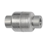 RIEGLER Riegler Clapet anti-retour, construction légère, ES 1.4301, G 1/2, 0,03 bar Quantité:1