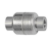 RIEGLER Riegler Clapet anti-retour, construction légère, ES 1.4301, G 1/4, 0,03 bar Quantité:1