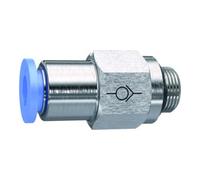 RIEGLER Riegler Clapet anti-retour droit « Série Bleue » Filetage-tuyau, G 1/8 a., 200.184-2 Quantité:1