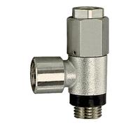 RIEGLER Riegler Clapet anti-retour pneumatique déverrouillable, G 1/8, G 1/8 int., M5 Quantité:1