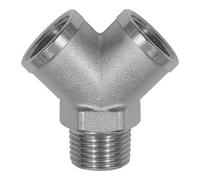 RIEGLER Riegler Collecteur, 2 voies, R 1/4 AG, sorties 2 x G 1/4 IG, laiton verni Quantité:1