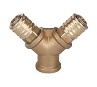 RIEGLER Riegler Collecteur avec 2 raccords rapides NW7,2, G 1/2 IG, »R26EMS« Quantité:1