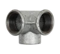 RIEGLER Riegler Collecteur d'angle 221, IG/IG/IG, Rp 1/2, fonte malléable noire Quantité:1