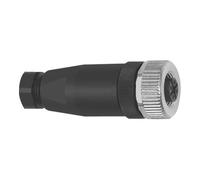 RIEGLER Riegler Connecteur droit, 4 pôles, sans câble Quantité:1