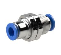 RIEGLER Riegler Connecteur droit Schott « Série bleue », M12x1,0, Ø clé 4 Quantité:1