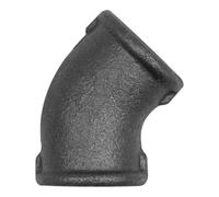 RIEGLER Riegler Coude 120, 45°, Rp 1/2 i., Rp 1/2 i., Fonte malléable noire Quantité:1