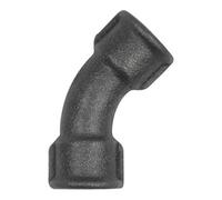 RIEGLER Riegler Coude 41, 45°, Rp 2 1/2 po, Rp 2 1/2 po, fonte malléable noir Quantité:1