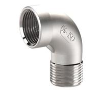 RIEGLER Riegler Coude 90°, FI/MI Rp 1/4, R 1/4, ES 1.4408 Quantité:1