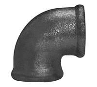 RIEGLER Riegler Coude 90°, Rp 3 po, fonte malléable noire Quantité:1