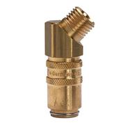 RIEGLER Riegler Coupleur de régulation DN 6 avec mâle, avec robinet d'arrêt, G 1/4 45° Quantité:1
