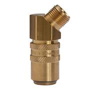 RIEGLER Riegler Coupleur de régulation DN 9 avec filetage mâle, vanne d'arrêt, M16x1,5 45° Quantité:1