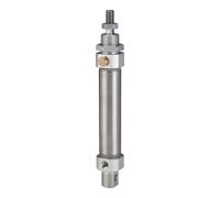 RIEGLER Riegler Cylindre rond »MSI«, simple effet, Ø piston 16, course 60, M5x0,8 Quantité:1