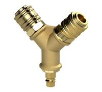 RIEGLER Riegler Distributeur, 2 raccords à libération rapide NW7,2, raccord NW7,2-7,8 G1/2 Quantité:1