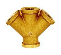 RIEGLER RIEGLER distributeur 3 groupes G 1/2 i. 3 x G 1/2 IG Laiton nu Quantité:1