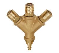 RIEGLER Riegler Distributeur, 3 raccords rapides NW7,2, manchon NW7,2-7,8 G3/8 Quantité:1