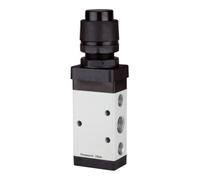 RIEGLER RIEGLER Distributeur 5/2 voies manuel M5 bouton-poussoir monostable G 1/4 noir Quantité:1