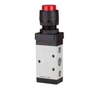 RIEGLER RIEGLER Distributeur 5/2 voies manuel M5 bouton-poussoir monostable G 1/8 rouge Quantité:1