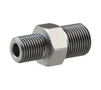 RIEGLER Riegler Double raccord fileté 245 AG/AG, R 3, R 2 1/2, fonte malléable noire Quantité:1