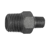 RIEGLER Riegler Double raccord fileté 245 réduit, R 2 1/2 à, R 2 à, fonte malléable noire Quantité:1