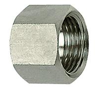 RIEGLER Riegler Écrou à collet hexagonal, G 1, pour taille de manchon LW 19/25, ES 1.4571 Quantité:1