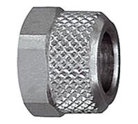 RIEGLER Riegler Écrou moleté, M16x1,0, pour tuyau 12/10 mm, SW 19, MS vern. Quantité:1