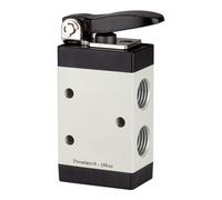 RIEGLER RIEGLER Electrovanne 3/2 à commande manuelle M3 levier court NC G 1/8 Quantité:1
