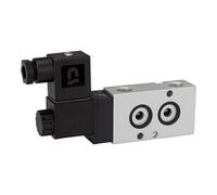 RIEGLER Riegler Electrovanne 3/2 voies, NAMUR, mono, NC, alu anodisé, G 1/4, 230 V, 50 Hz Quantité:1