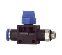 RIEGLER Riegler Electrovanne 3/2 voies « Série Bleue », connexion enfichable, G 3/8 a., S-G Ø 6 mm Quantité:1