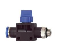 RIEGLER Riegler Electrovanne 3/2 voies « Série Bleue », raccord à emboîtement, G 1/4 ext. Ø 10 mm Quantité:1