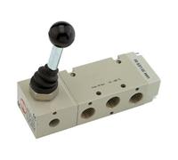 RIEGLER Riegler Electrovanne 5/2 voies, levier manuel 90° bistable G 1/8 Quantité:1