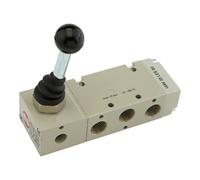 RIEGLER Riegler Electrovanne 5/2 voies, levier manuel 90° monostable G 1/4 Quantité:1